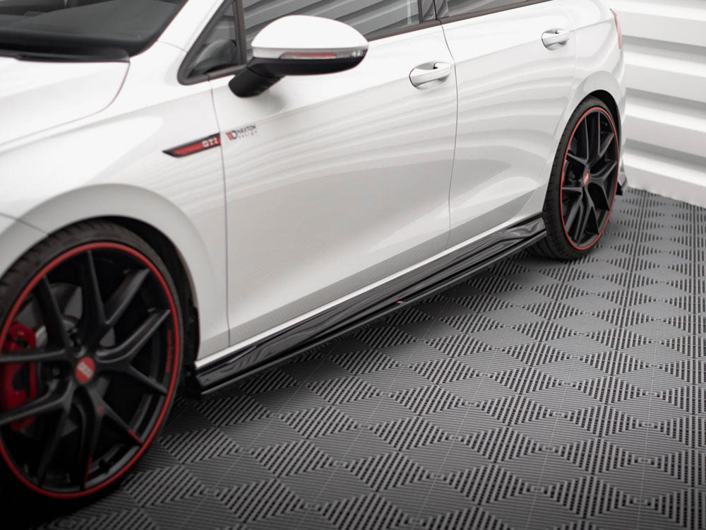 Maxton Design Side Skirts Diffusers V.4 Volkswagen Golf GTI / GTE / GTI Clubsport / GTD/ R-Line Mk8
