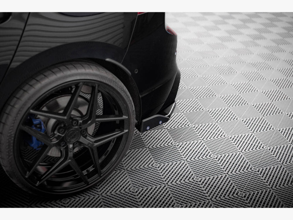 Maxton Design Rear Side Splitters V.5 + Flaps Volkswagen Golf R Mk8