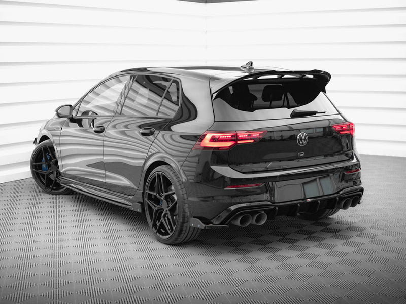 Maxton Design Rear Side Splitters V.6 + Flaps Volkswagen Golf R Mk8