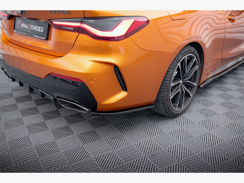 Maxton Design Rear Side Splitters V.1 BMW 4 M440i G22 / G23 / G22 Facelift / G23 Facelift