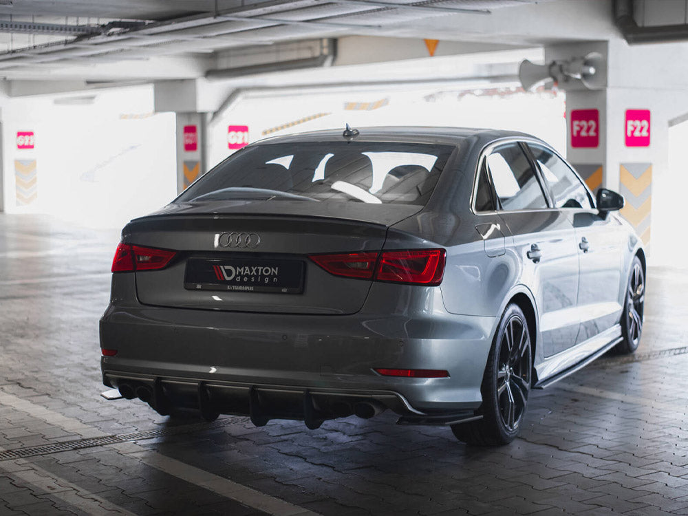 Maxton Design Street PRO Rear Diffuser Audi S3 Sedan 8V