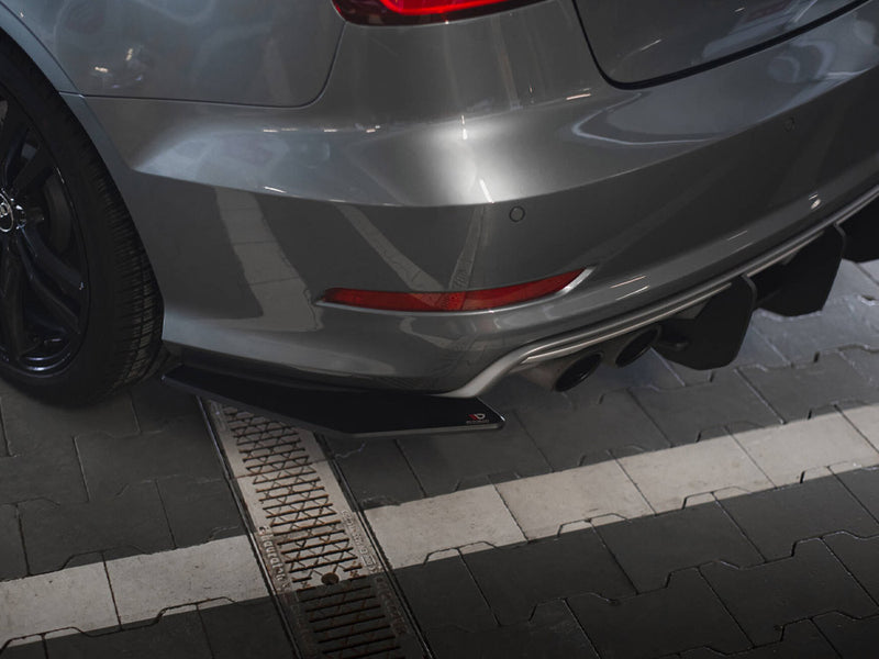 Maxton Design Street Pro Rear Side Splitters Audi S3 Sedan 8V