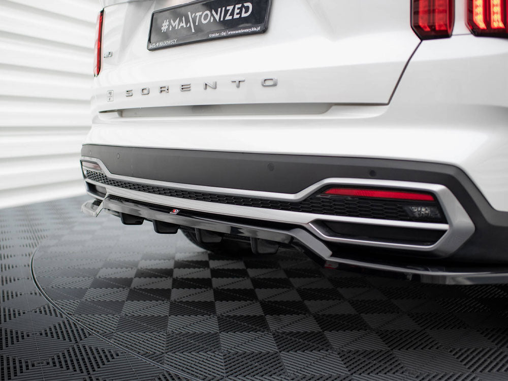 Maxton Design Central Rear Splitter (Vertical Bars) Kia Sorento Mk4