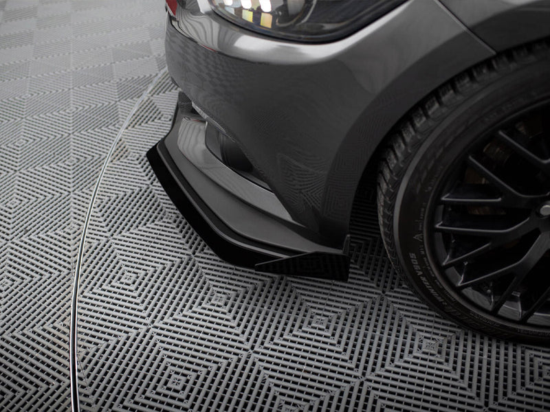 Maxton Design Street PRO Front Splitter + Flaps Ford Mustang GT Mk6