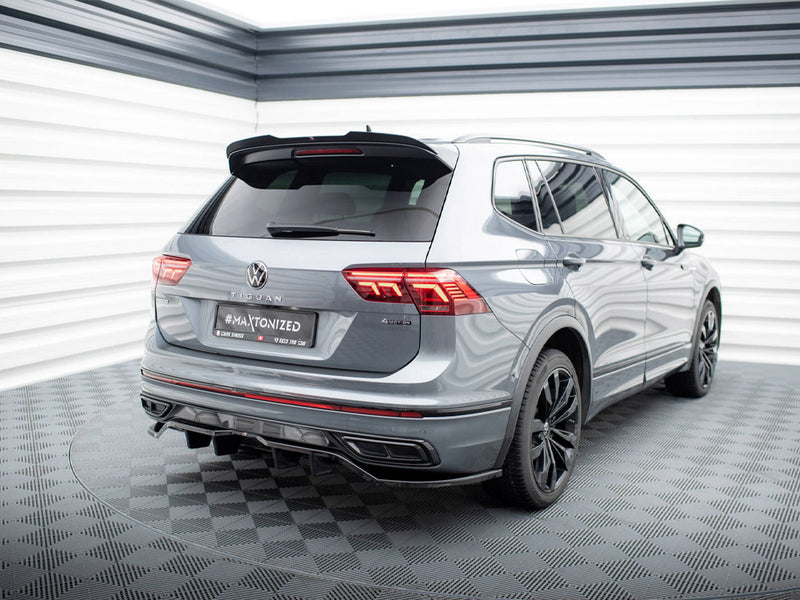 Maxton Design Rear Splitter (Vertical Bars) Volkswagen Tiguan Allspace R-Line Mk2 Facelift