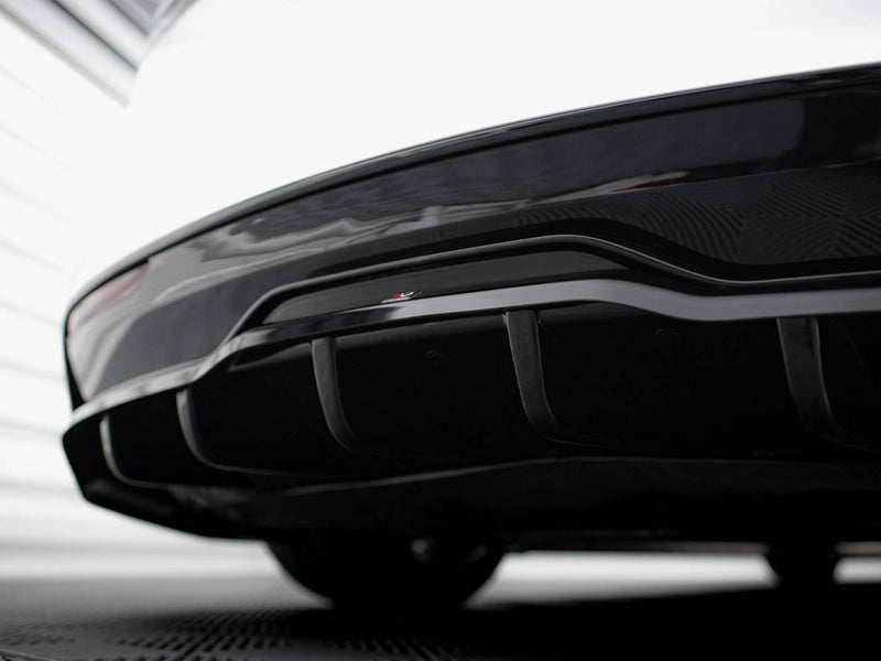 Maxton Design Rear Splitter (Vertical Bars) V.1 Tesla Model S Plaid Mk1 Facelift