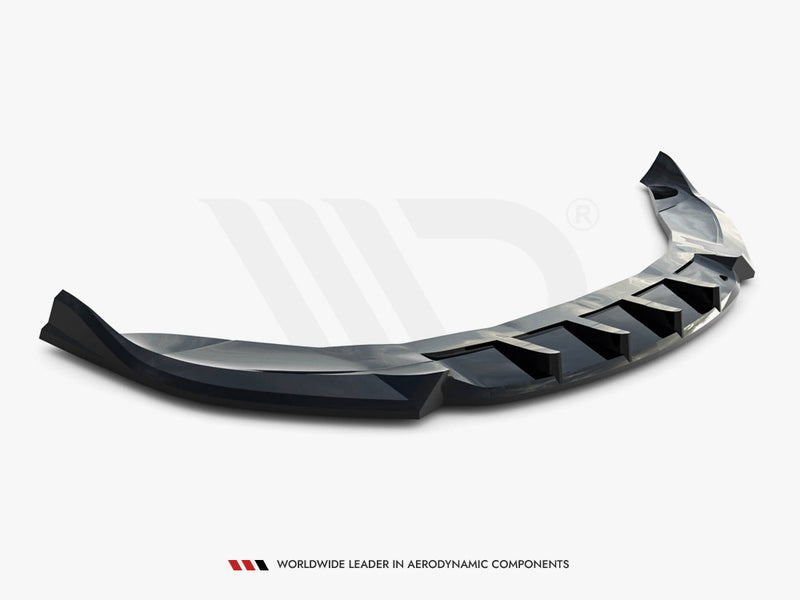 Maxton Design Front Splitter V.1 Tesla Model S Plaid Mk1 Facelift