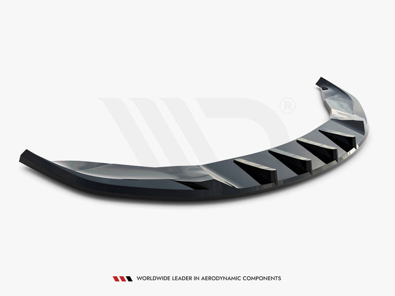 Maxton Design Front Splitter V.3 Tesla Model S Plaid Mk1 Facelift
