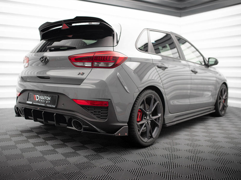 Maxton Design Rear Side Splitters V.4 + Flaps Hyundai I30 N Hatchback Mk3 Facelift