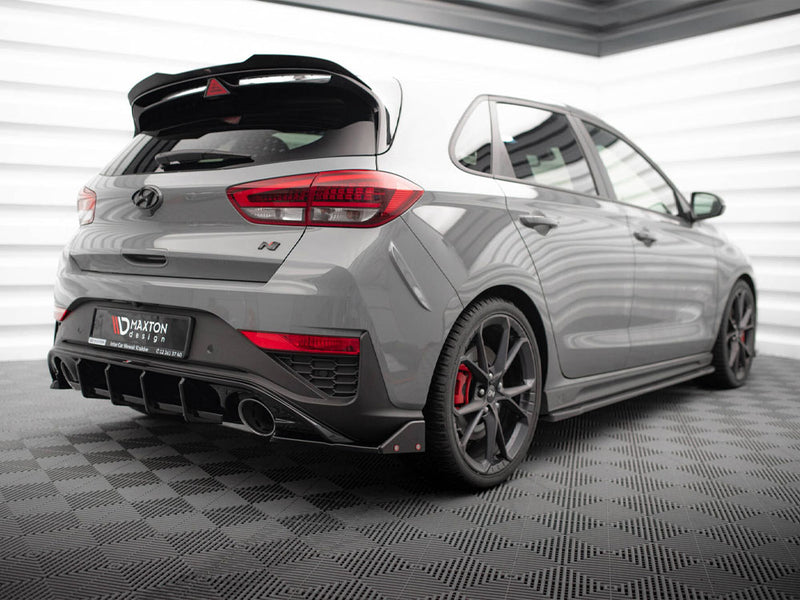 Maxton Design Rear Side Splitters V.4 + Flaps Hyundai I30 N Hatchback Mk3 Facelift