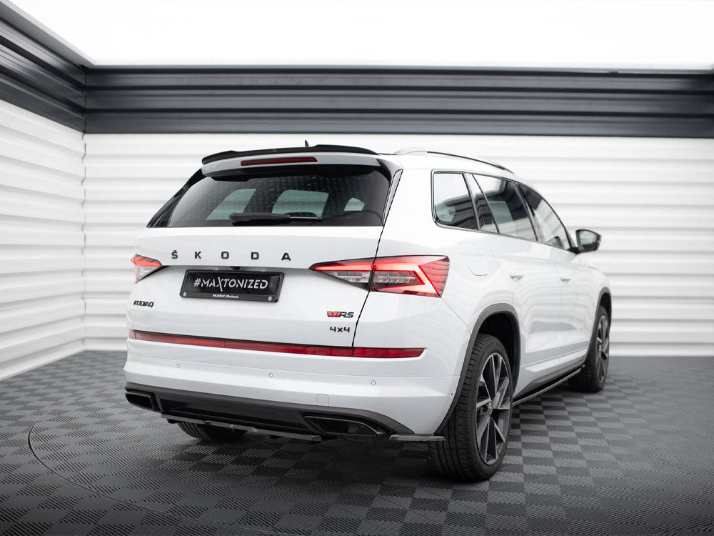 Maxton Design Central Rear Splitter (Vertical Bars) Skoda Kodiaq RS