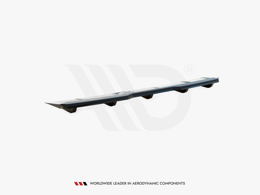 Maxton Design Central Rear Splitter (Vertical Bars) Skoda Kodiaq RS