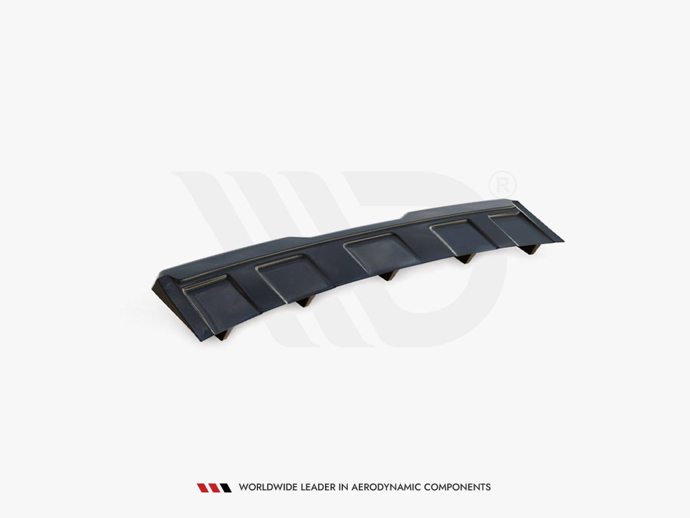 Maxton Design Central Rear Splitter (Vertical Bars) Skoda Kodiaq RS