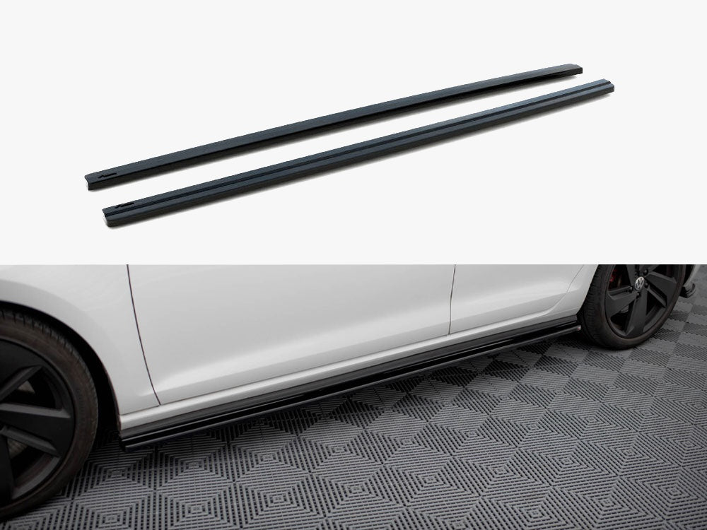 Maxton Design Side Skirt Diffusers V.1 Volkswagen Golf GTI / GTD Mk7 / Mk7 Facelift (wide)