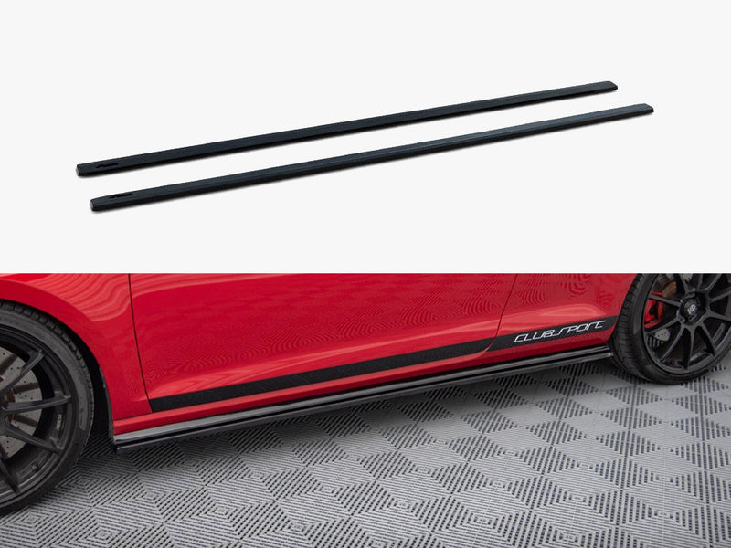 Maxton Design Side Skirts Diffusers VW Golf Mk7 GTI Clubsport