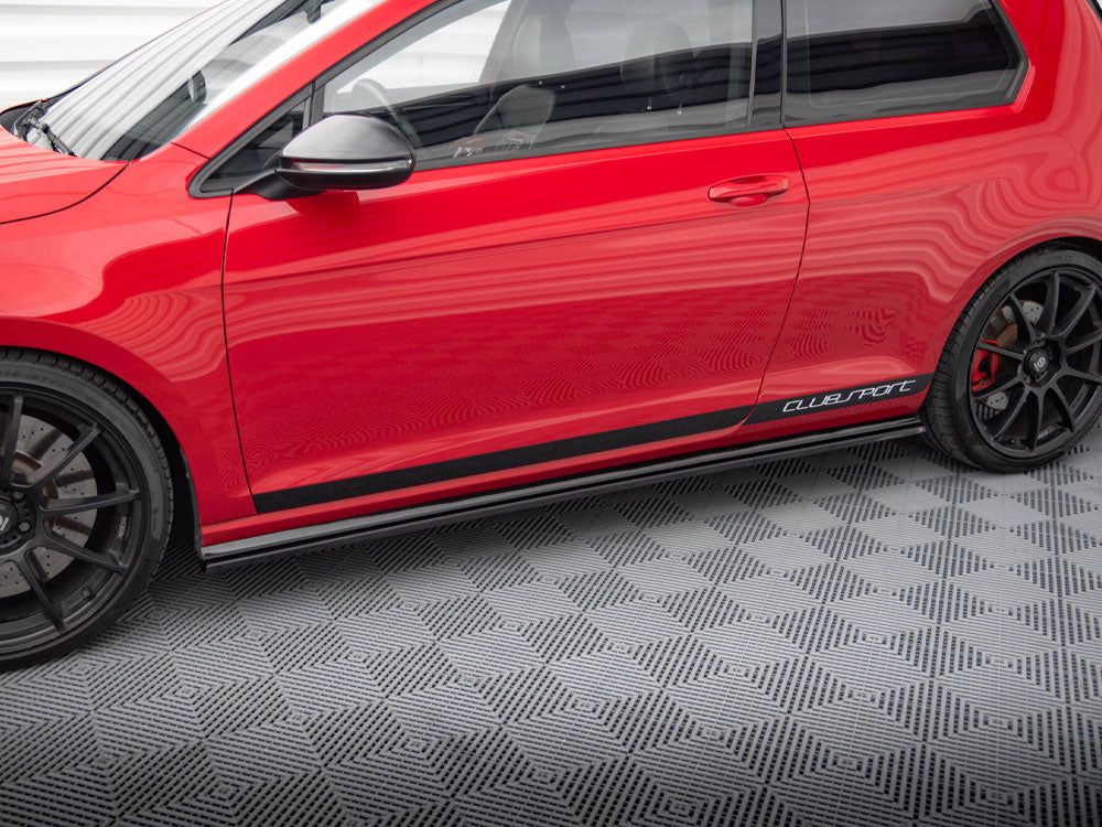 Maxton Design Side Skirts Diffusers VW Golf Mk7 GTI Clubsport