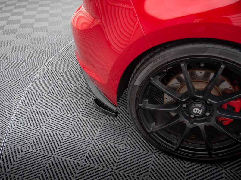 Maxton Design Rear Side Splitters VW Golf Mk7 GTI Clubsport - Textured