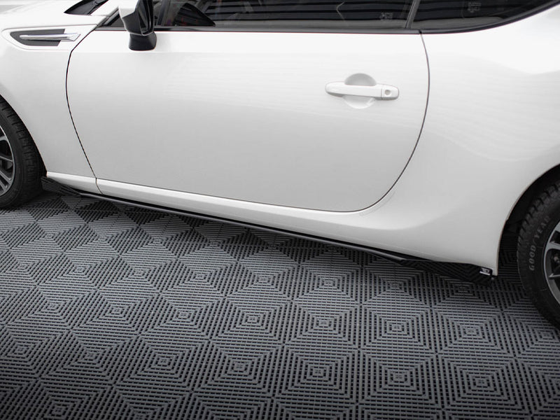 Maxton Design Street PRO Side Skirts Diffusers + Flaps Subaru BRZ Mk1 / Mk1 Facelift