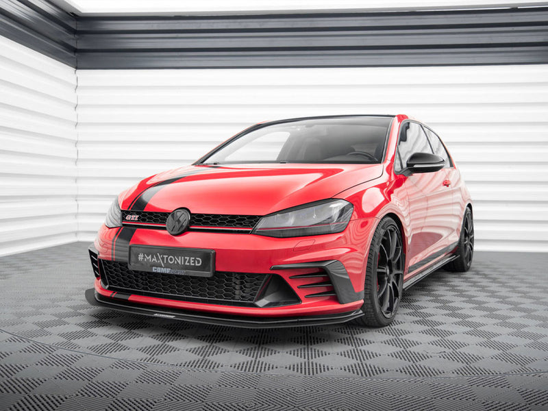 Maxton Design Front Racing Splitter VW Golf GTI Mk7 Clubsport