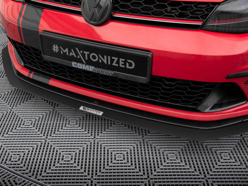 Maxton Design Front Racing Splitter VW Golf GTI Mk7 Clubsport