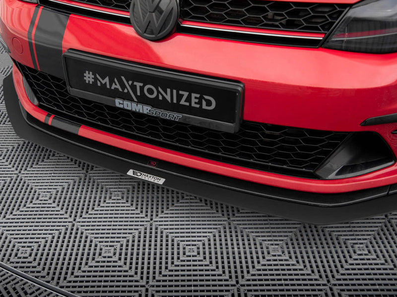 Maxton Design Front Racing Splitter VW Golf GTI Mk7 Clubsport