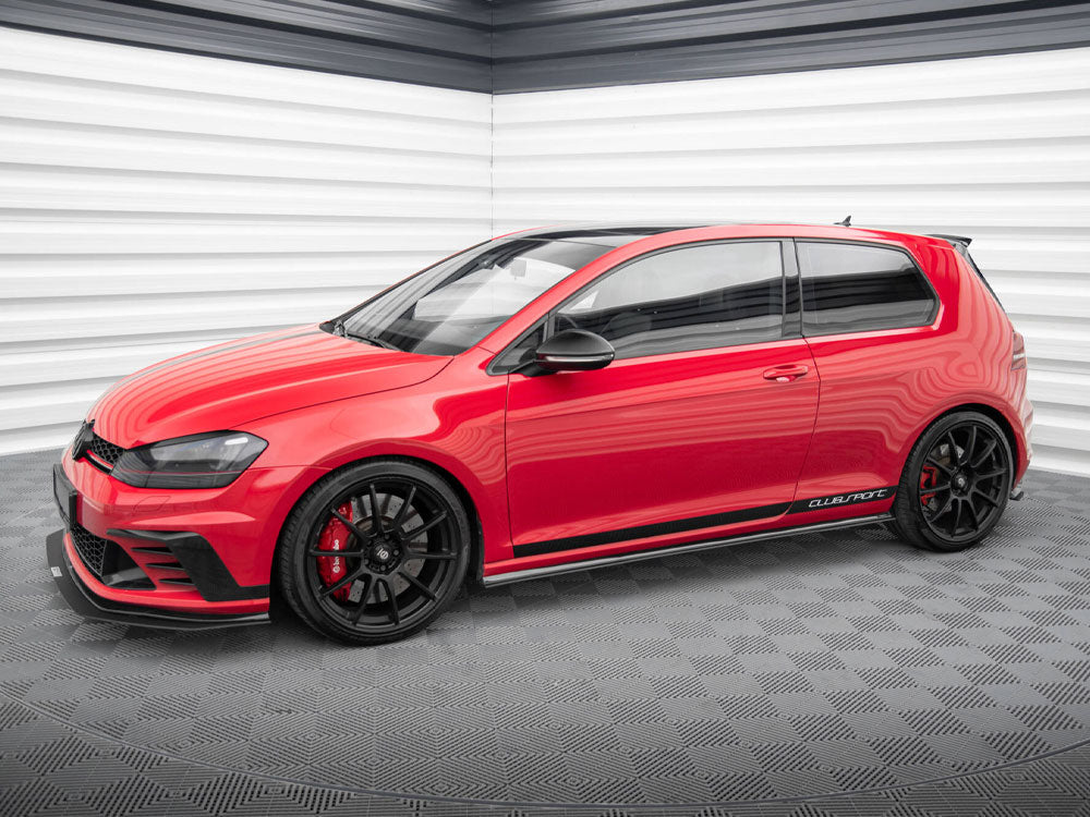 Maxton Design Racing Side Skirts Diffusers VW Golf GTI Mk7 Clubsport