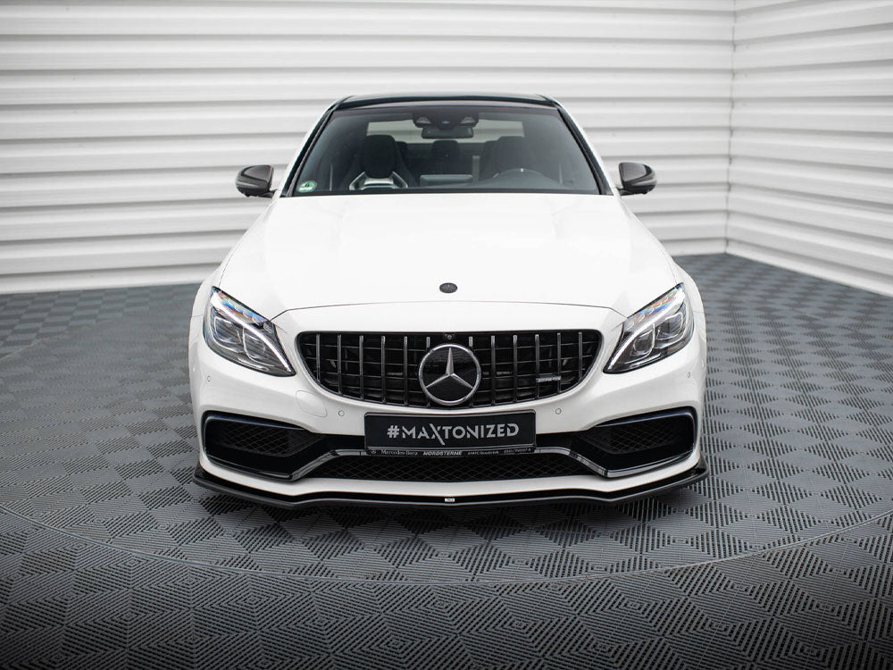 Maxton Design Front Splitter V.1 Mercedes-AMG C63 Sedan / Estate W205 / S205