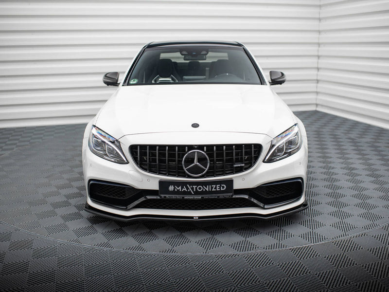Maxton Design Front Splitter V.1 Mercedes-AMG C63 Sedan / Estate W205 / S205