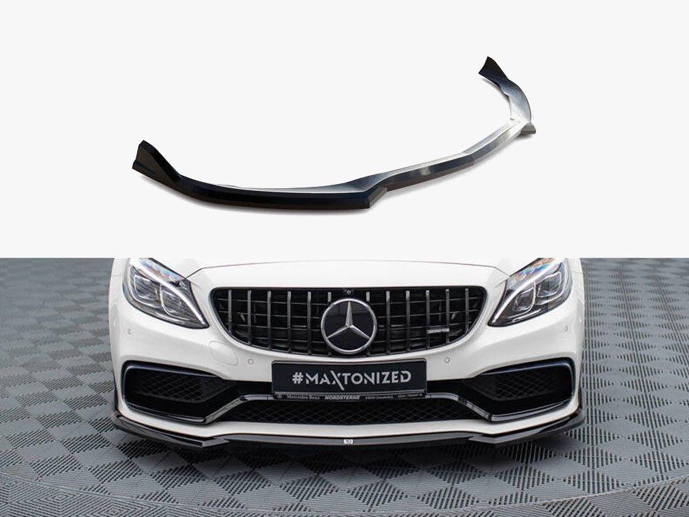 Maxton Design Front Splitter V.3 Mercedes-AMG C63 Sedan / Estate W205 / S205