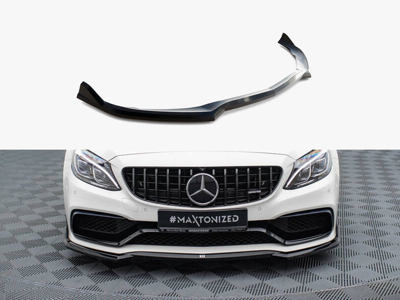 Maxton Design Front Splitter V.3 Mercedes-AMG C63 Sedan / Estate W205 / S205