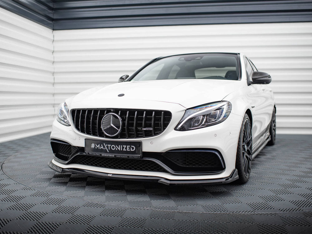 Maxton Design Front Splitter V.3 Mercedes-AMG C63 Sedan / Estate W205 / S205