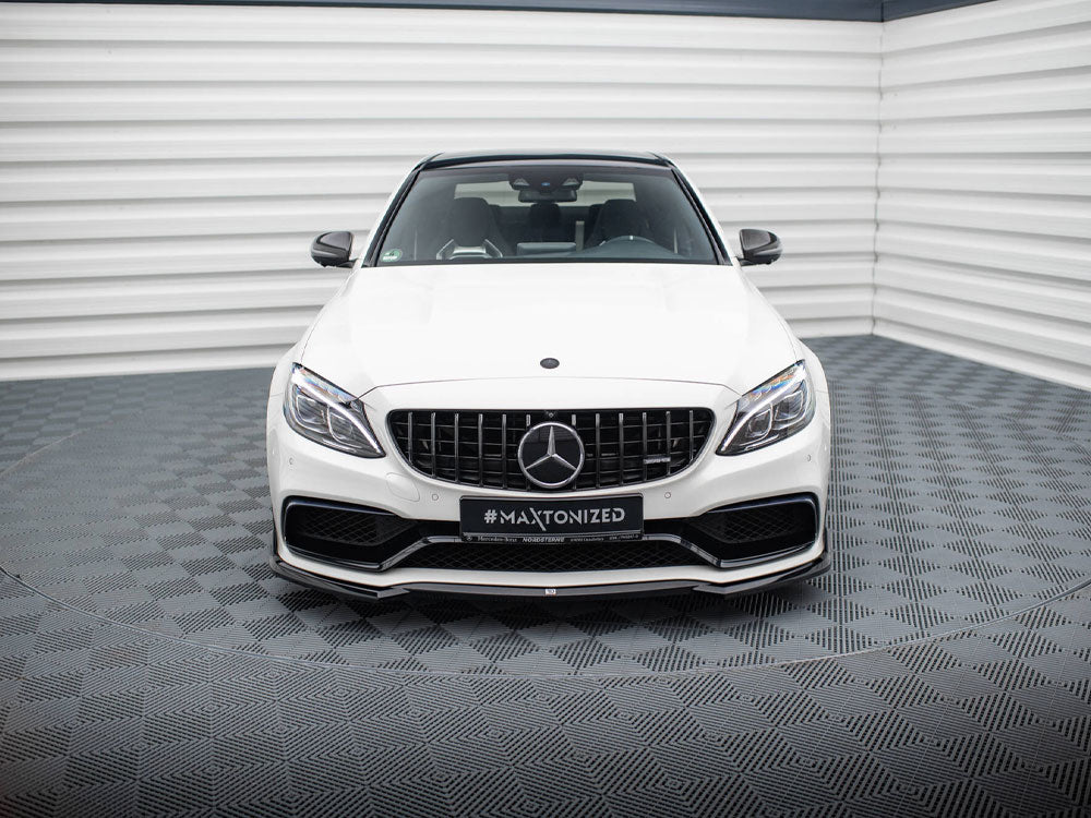 Maxton Design Front Splitter V.3 Mercedes-AMG C63 Sedan / Estate W205 / S205