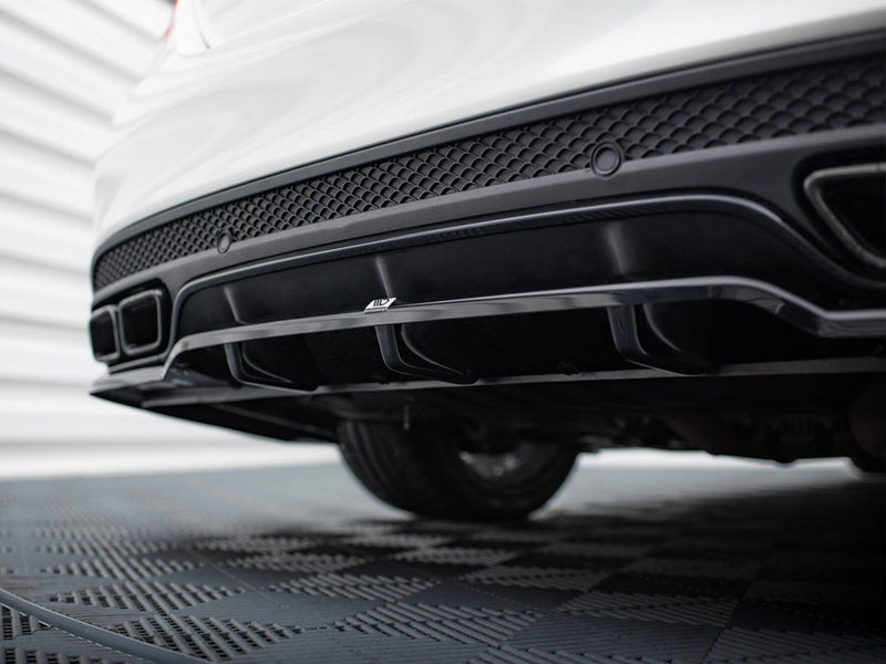 Maxton Design Rear Splitter (Vertical Bars) Mercedes-AMG C63 Sedan / Estate W205 / S205