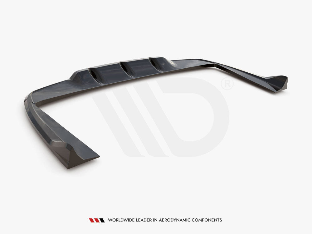 Maxton Design Rear Splitter (Vertical Bars) Mercedes-AMG C63 Sedan / Estate W205 / S205