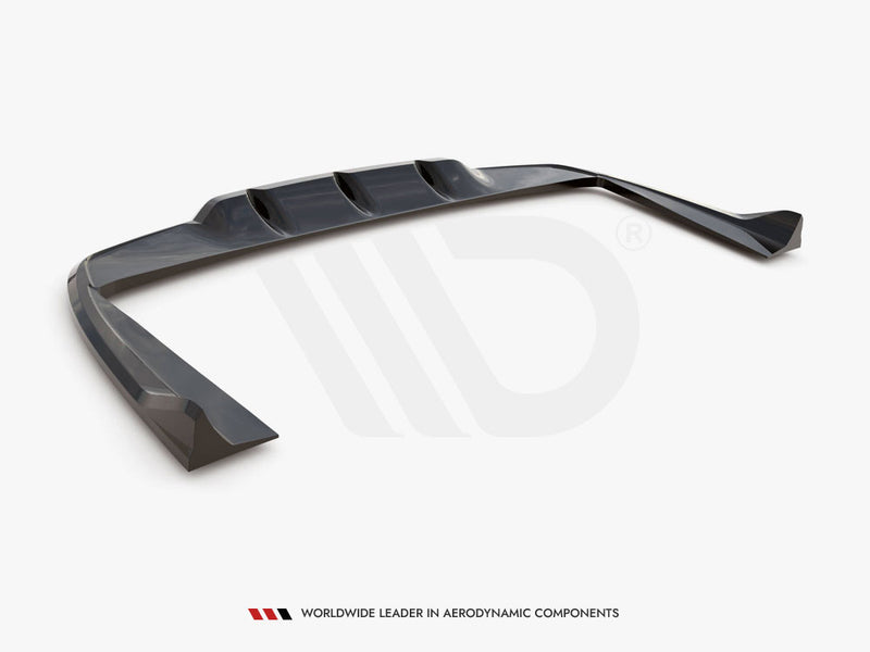 Maxton Design Rear Splitter (Vertical Bars) Mercedes-AMG C63 Sedan / Estate W205 / S205