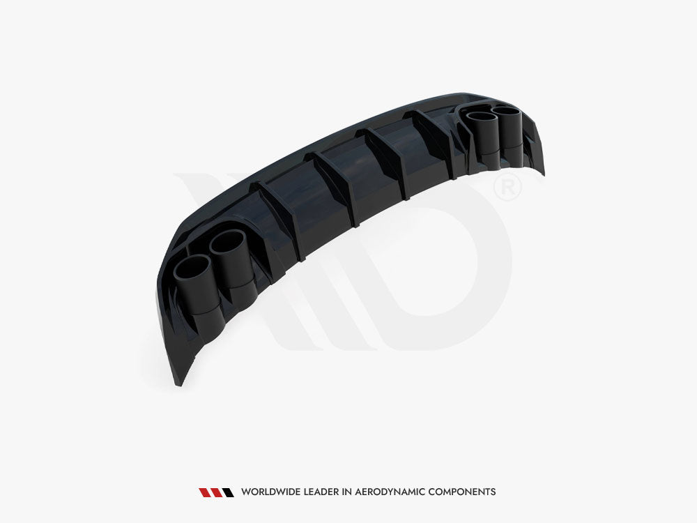 Maxton Design Rear Valance + Exhaust Ends Imitation Audi A3 S-Line Sedan 8Y