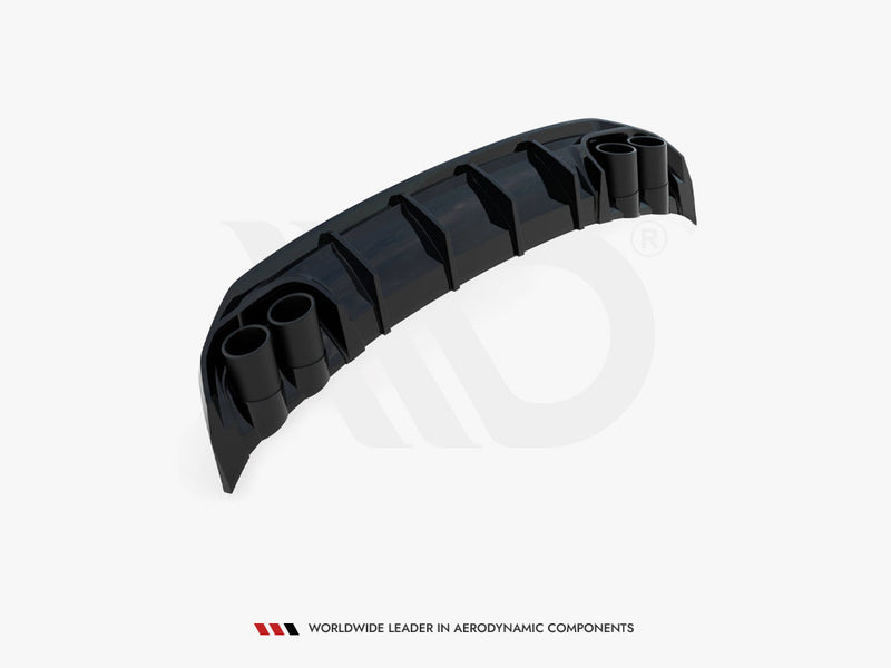 Maxton Design Rear Valance + Exhaust Ends Imitation Audi A3 S-Line Sedan 8Y