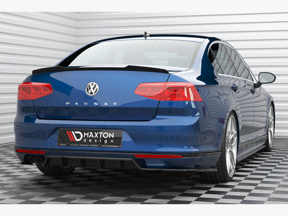 Maxton Design Spoiler CAP Volkswagen Passat Sedan R-Line Mk8