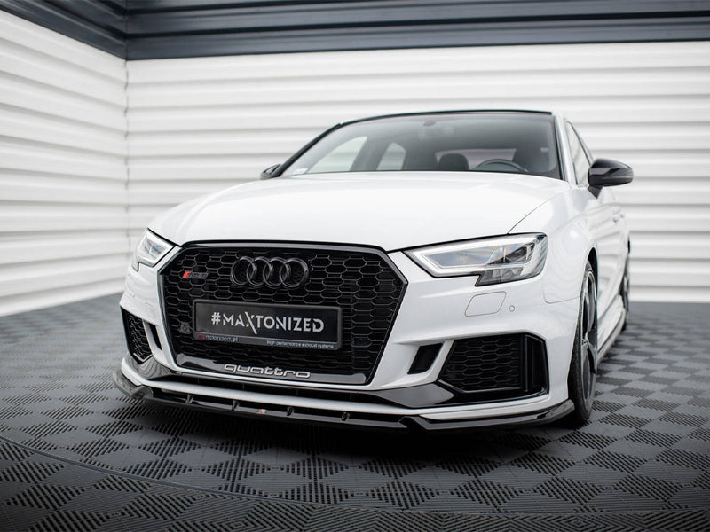 Maxton Design Front Splitter V.3 Audi RS3 Sedan 8V Facelift