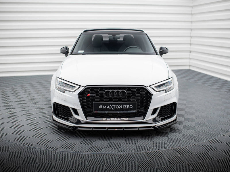 Maxton Design Front Splitter V.3 Audi RS3 Sedan 8V Facelift