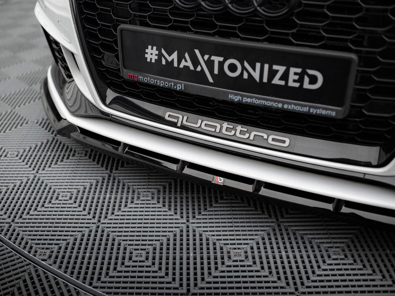 Maxton Design Front Splitter V.3 Audi RS3 Sedan 8V Facelift