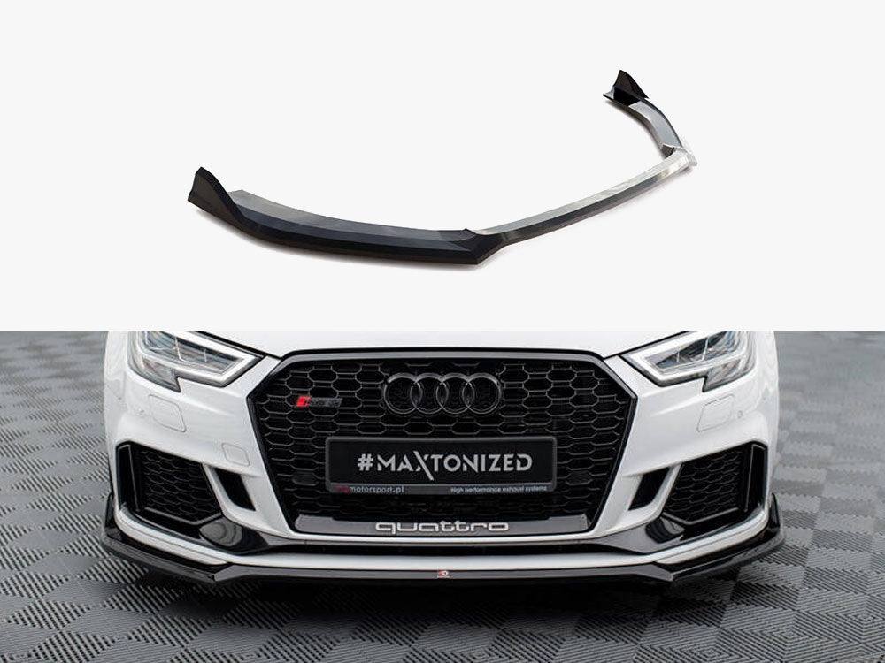 Maxton Design Front Splitter V.4 Audi RS3 Sedan 8V Facelift