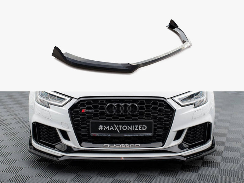 Maxton Design Front Splitter V.4 Audi RS3 Sedan 8V Facelift