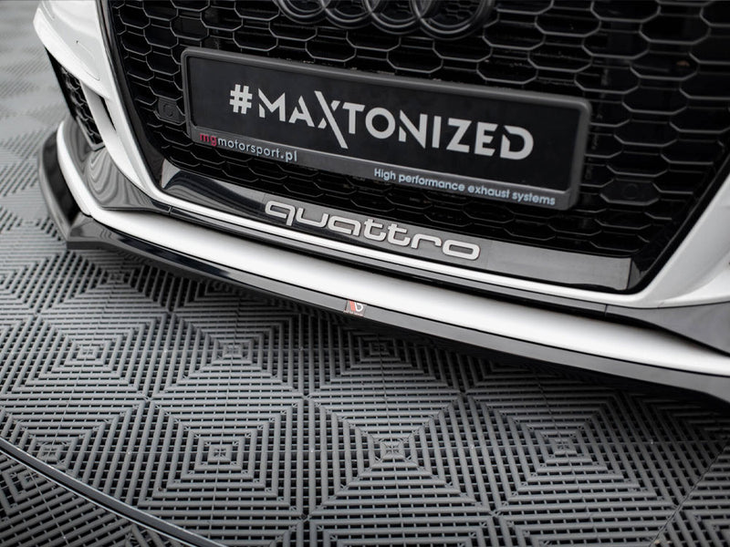 Maxton Design Front Splitter V.4 Audi RS3 Sedan 8V Facelift