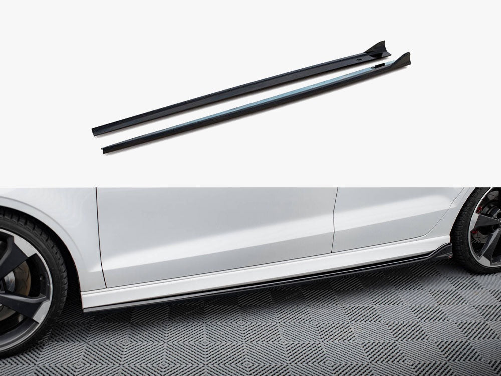 Maxton Design Side Skirts Diffusers V.3 Audi RS3 Sedan 8V Facelift