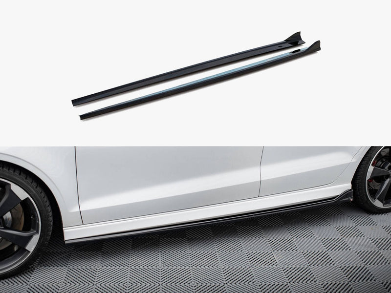Maxton Design Side Skirts Diffusers V.3 Audi RS3 Sedan 8V Facelift