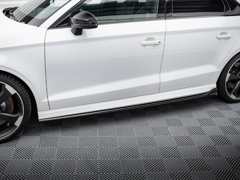 Maxton Design Side Skirts Diffusers V.3 Audi RS3 Sedan 8V Facelift