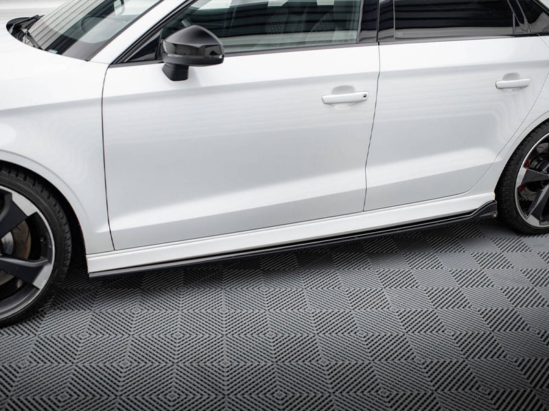 Maxton Design Side Skirts Diffusers V.3 Audi RS3 Sedan 8V Facelift