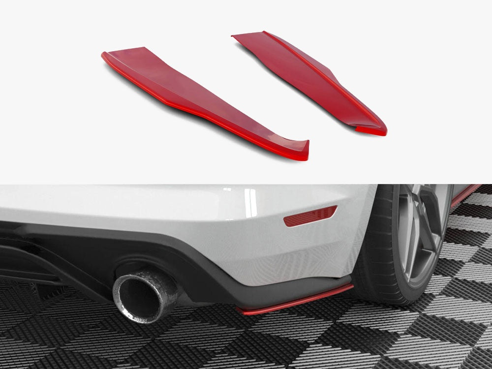 Maxton Design Rear Side Splitters V.2 Ford Mustang Mk6 Facelift