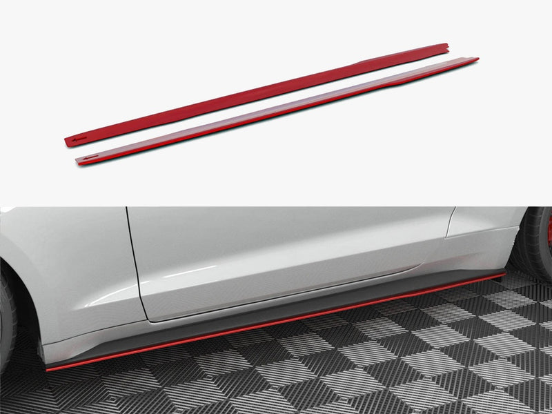 Maxton Design Side Skirts Diffusers V.2 Ford Mustang Mk6 Facelift